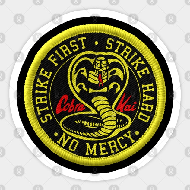 COBRA PATCH - v1 Sticker by berserk